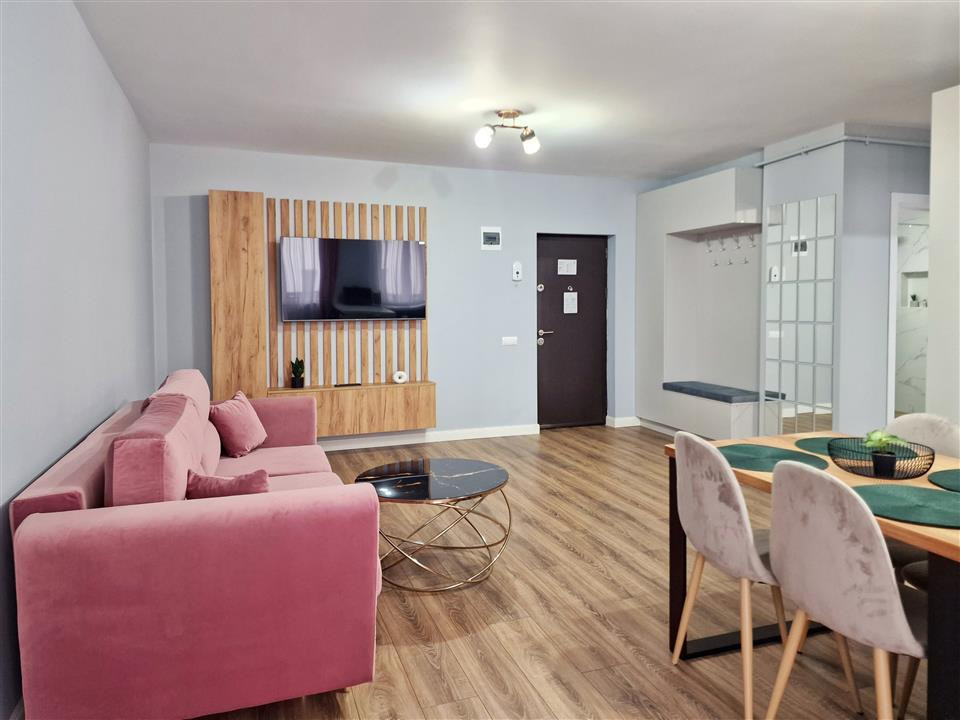 Apartament modern cu parcare, zona BMW/Metro, la intrare in Floresti