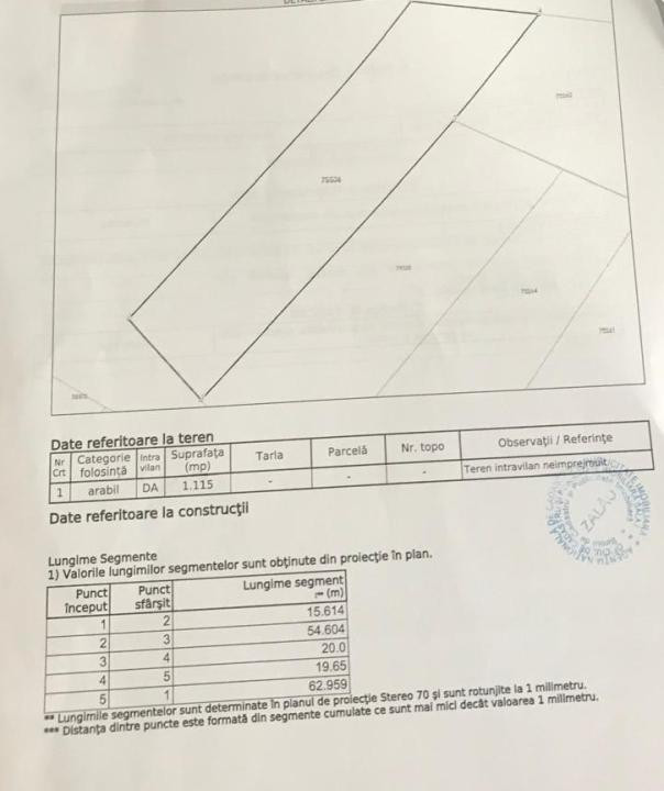Teren intravilan 11 ari, Livada Meses, 6700 euro/ar