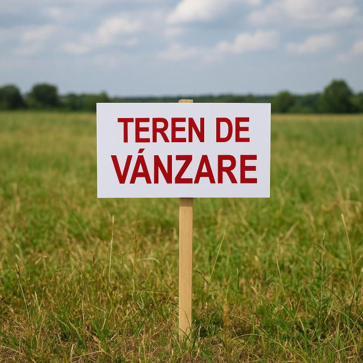 Teren intravilan 10 ari, front 28 ml, Livada SCPP, 65 euro/mp, str. Cerbului 