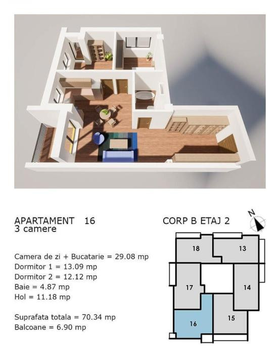 Apartamente NOI cu CF,  Corneliu Coposu, direct la dezvoltator!