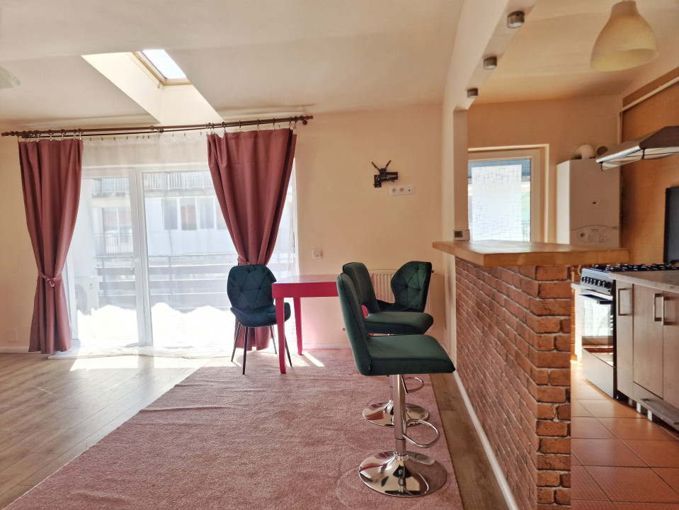 Apartament o camera, str. Eroilor, Parcare, centrala proprie, aer conditionat